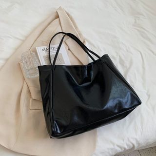 Túi xách nữ kẹp nách da bóng 2 quai kích thước lớn size 42cm K764