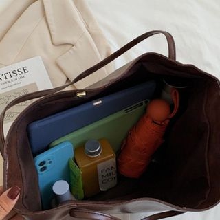 Túi xách nữ kẹp nách da bóng 2 quai kích thước lớn size 42cm K764