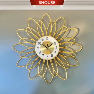 Đồng Hồ Treo Tường Kim Trôi Shouse A205 trang trí không gây tiếng động cho phòng khách sang trọng