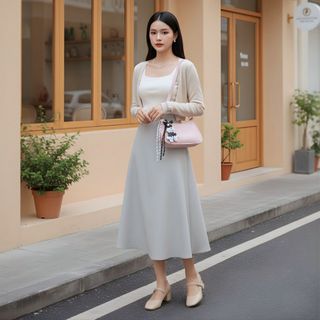 [TẶNG DÂY ĐEO CHÉO] Túi xách nữ đeo chéo Dáng Bầu Phụ Kiện Charm Gấu Phong Cách Hàn Quốc K799