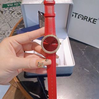 SALE KHỦNG ĐỒNG HỒ NỮ CHÍNH HÃNG STARKE DÂY DA NHIỀU MÀU