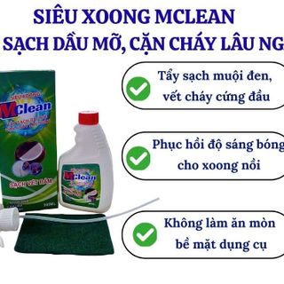 Tìm NPP/Đại lý SP Siêu tẩy cặn cháy xoong nồi MCLean