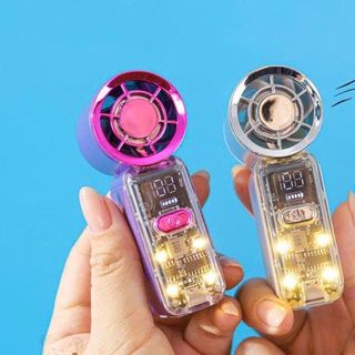 QUẠT TÍCH ĐIỆN MINI TỐC ĐỘ CAO KIÊM ĐÈN LED