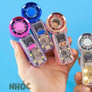 QUẠT TÍCH ĐIỆN MINI TỐC ĐỘ CAO KIÊM ĐÈN LED