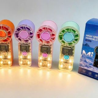 QUẠT TÍCH ĐIỆN MINI TỐC ĐỘ CAO KIÊM ĐÈN LED