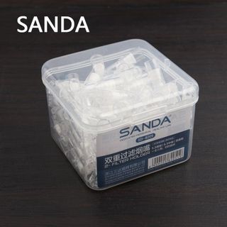 Đầu Lọc Thuốc Lá SANDA SD-8205Lõi Lọc Kép – Hộp 100 Cái, Giảm Tar Nicotine  Sỉ: 3x SẴN SG HN