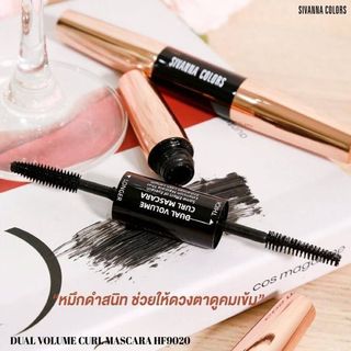 (HF9020) Mascara 2 đầu Sivanna Colors Dual Volume Curl Thái Lan (8ml)
