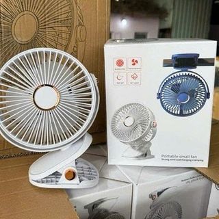 Quạt tích điện kẹp bàn có đèn TIKI99