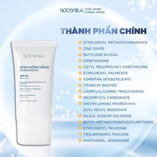 Thương hiệu NOOSHIKA tìm nhà phân phối và đại lý kem chống nắng với mức chiết khấu hấp dẫn