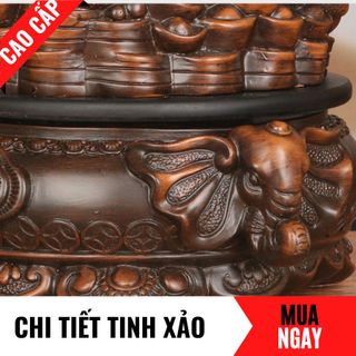 Tượng Cóc Linh Vật Chiêu Tài Trang Trí Phong Thủy Cao 20cm