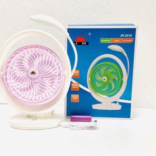 QUẠT TÍCH ĐIỆN ĐỂ BÀN KIÊM ĐÈN JR-2018