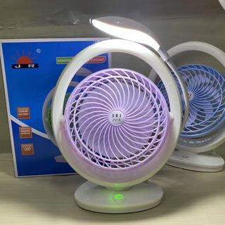 QUẠT TÍCH ĐIỆN ĐỂ BÀN KIÊM ĐÈN JR-2018