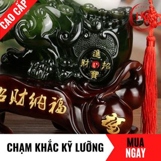 Tượng Tỳ Hưu Linh Vật Hút Tài Lộc Trang Trí Phong Thủy Cao 26cm