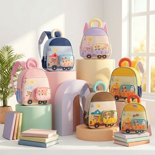 BALO MẦM NON GẤU THỎ LÁI XE A9555 – CUTE HẾT NẤC CHO BÉ - PIPI STORE