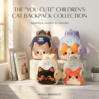 BALO MẦM NON HÌNH THÚ SIÊU CUTE A8869, KÈM TÚI HÌNH CÁ - PIPI STORE