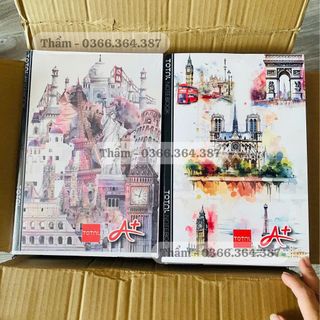 VỞ 200 TRANG DÀI TOTAL ĐL60 (THÙNG 80 QUYỂN)