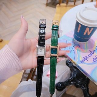 ĐỒNG HỒ NỮ CAO CẤP HERMET HÊURE VIỀN HỘT TẶNG DÂY DA XỊN