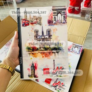 VỞ 200 TRANG DÀI TOTAL ĐL60 (THÙNG 80 QUYỂN)