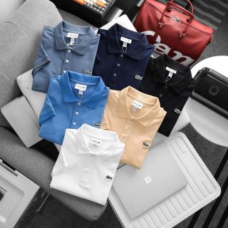 Polo lc nam.  Chất cotton 4c mềm mịn thoáng mát  Ko dày ko quá mỏng.