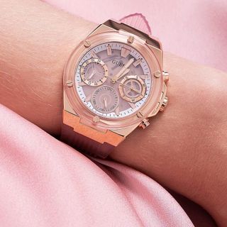 ĐỒNG HỒ NỮ CAO CẤP GUECS ECO FRIENDLY DÂY TRONG CHONOGRAP