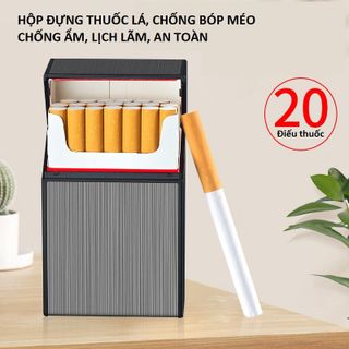 Hộp đựng thuốc 20Đ Focus YH035F vân xước, xám bạc