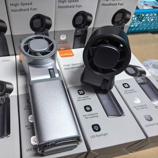 Quạt mini cầm tay JF181 vỏ nhôm cao cấp – Có sò lạnh làm mát tức thì