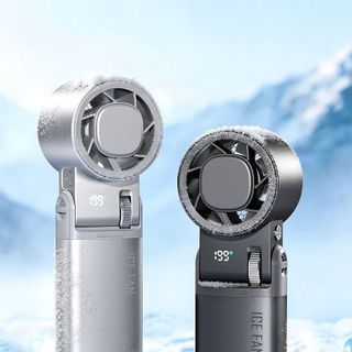 Quạt mini cầm tay JF181 vỏ nhôm cao cấp – Có sò lạnh làm mát tức thì