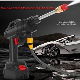 BỘ MÁY RỬA XE 2 PIN HỘP NHỰA