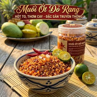 MUỐI ỚT ĐỎ HỘT RANG - CAY NGON XUYÊN VIỆT 500G - WINNIE HOUSE