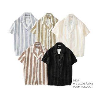 Sơ mi nam. Chất vải gân nổi độc đáo – tạo hiệu ứng sọc cực lạ mắt   Mềm – nhẹ – thoáng, mặc mát cả ngày, hợp mùa nóng.