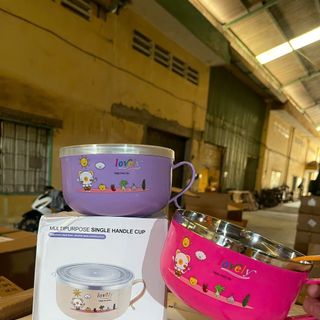 Tô ăn cháo / ca mì Vịt vàng