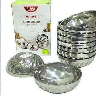 CHÉN INOX XOẮN 2 LỚP CÁCH NHIỆT 11,5CM (T500)