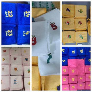 Khăn Mặt Trẻ Em HANOITEX Hình Ngộ Nghĩnh, 1 Mặt Sợi Tre 1 Mặt Sợi Cotton