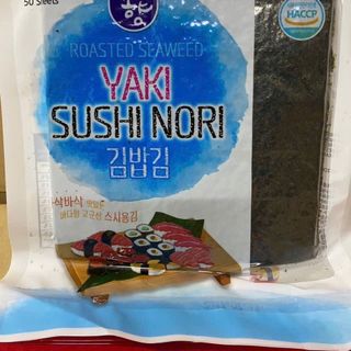 Rong biển cuộn cơm yaki sushi nori 120g (50 lá)