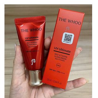 Kem chống nắng Whoo đỏ 25ml – hàng sẵn 2000 tuýp