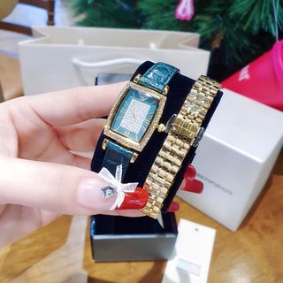 SĂN SALE LỚN SET ĐỒNG HỒ NỮ CAO CẤP ATMANY FULLBOX TẶNG DÂY DA