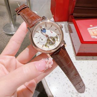 SĂN SALE ĐỒNG HỒ NAM TRUNG CẤP  PATEC DÂY DA SỐ VẠCH MÁY CƠ