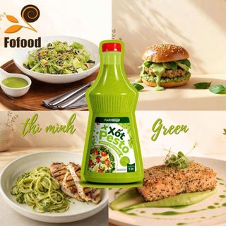 Xốt Pesto Faricook(chai 1L/thùng 12 chai)
