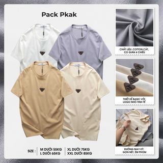 Áo Thun Pack Pkak Nam Form Oversize Unisex Cotton Mềm Mát Cá Tính