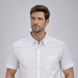 SƠ MI NAM TAY NGẮN  NEW. Chất Cotton Lụa mền mịn. Cao Cấp.