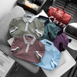 Áo thun polo nam. Chất liệu vải hãng xịn, sợi vại mịn mướt vừa, mặc lên fom dáng đứng rất đẹp, mẫu logo cao su.