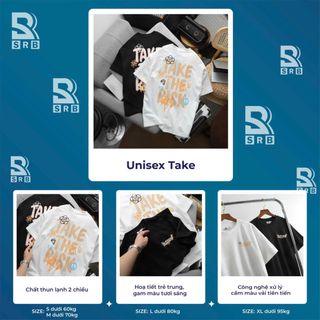 Áo Thun Unisex Take Form Oversize Nam Nữ Cotton Mềm Mát Cá Tính