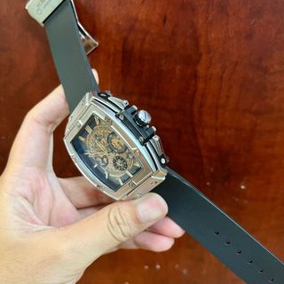 SALE BỎ MẪU ĐỒNG HỒ NAM TRUNG CẤP HUPOT DÂY DA MẶT CN