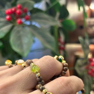 Nhẫn trầm hương phong thủy đeo tay giá sỉ