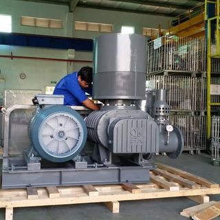 Máy thổi khí Tohin Nhật dạng vane xoay chạy êm seri HC-SD-FD