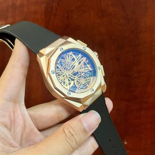 SALE BỎ MẪU ĐỒNG HỒ NAM TRUNG CẤP HUPOT DÂY DA MẶT TRÒN