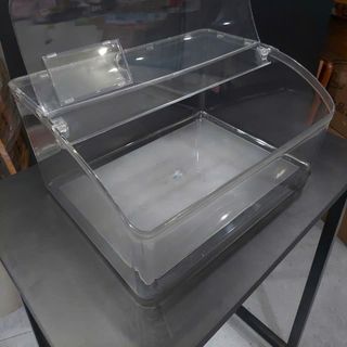 [ Thanh lý] Hộp nhựa Mica trong suốt có nắp lật tiện lợi