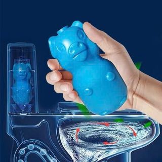 Chai thả bồn cầu hình heo cute ( có hộp )