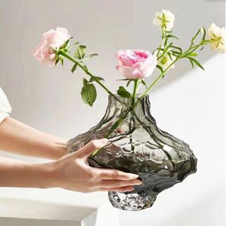 BÌNH CẮM HOA THỦY TINH MÀU DECOR 23CM DIAMOND (T12)