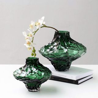 BÌNH CẮM HOA THỦY TINH MÀU DECOR 23CM DIAMOND (T12)